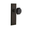 York Plate 2-3/4 in. Backset Oil-Rubbed Bronze Privacy Bed/Bath Waldorf Black Door Knob