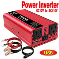 Car Vehicle Power Inverter 500W/1500W DC 12V To AC 110V 120V Converter 1 USB