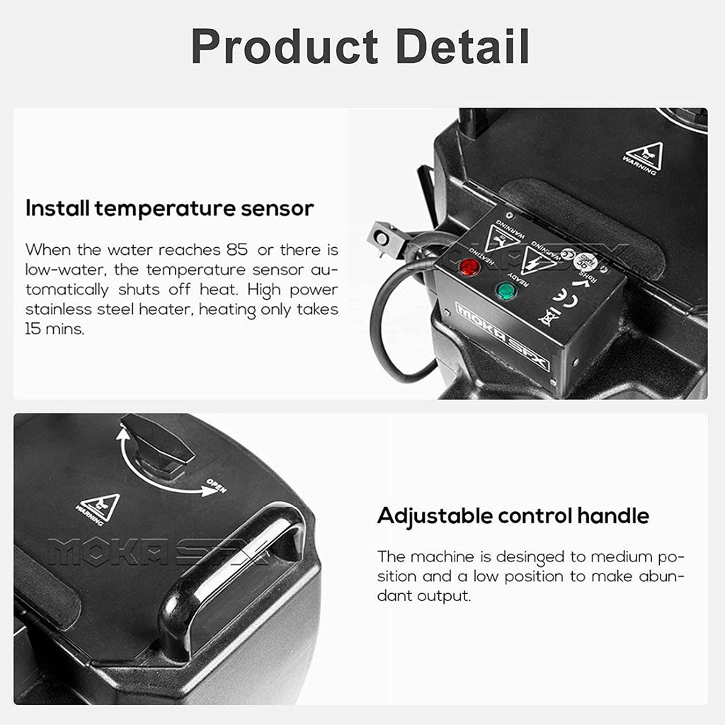 MOKA SFX 2000w Dry Ice Low Lying Fog Machine Effect with Tube for Indoor Outdoor StaWedding Party Club