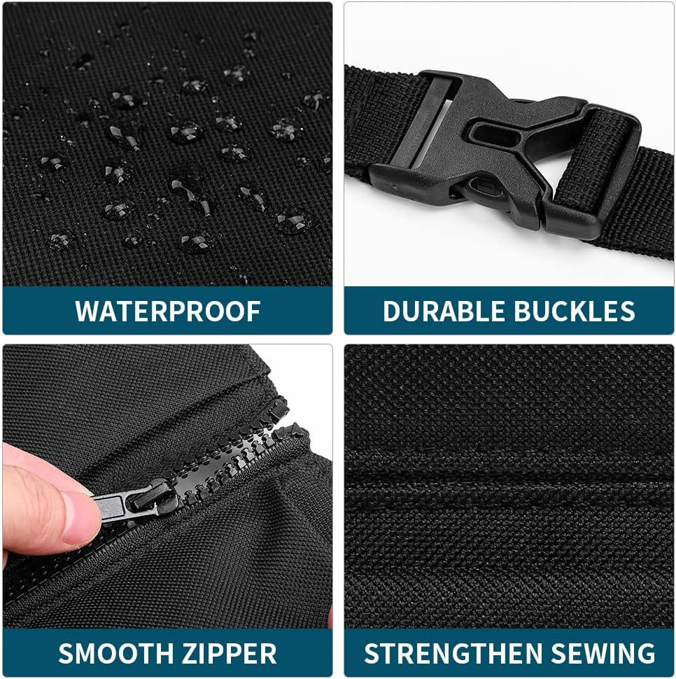 Hanging Car Trunk Organizer with Cooler, Large Pockets, Zippers Detachable Seat Back Waterproof Car Storage Trunk Organizer for Jeeps, SUVs, Black