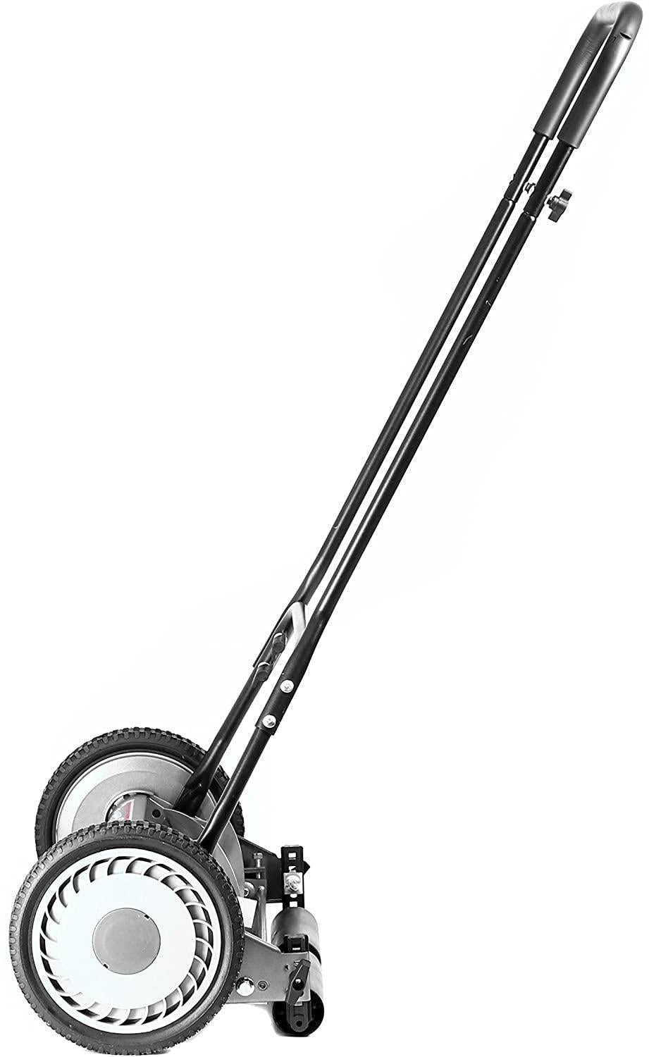 Great States 815-18 18-Inch 5-Blade Push Reel Lawn Mower, Grey