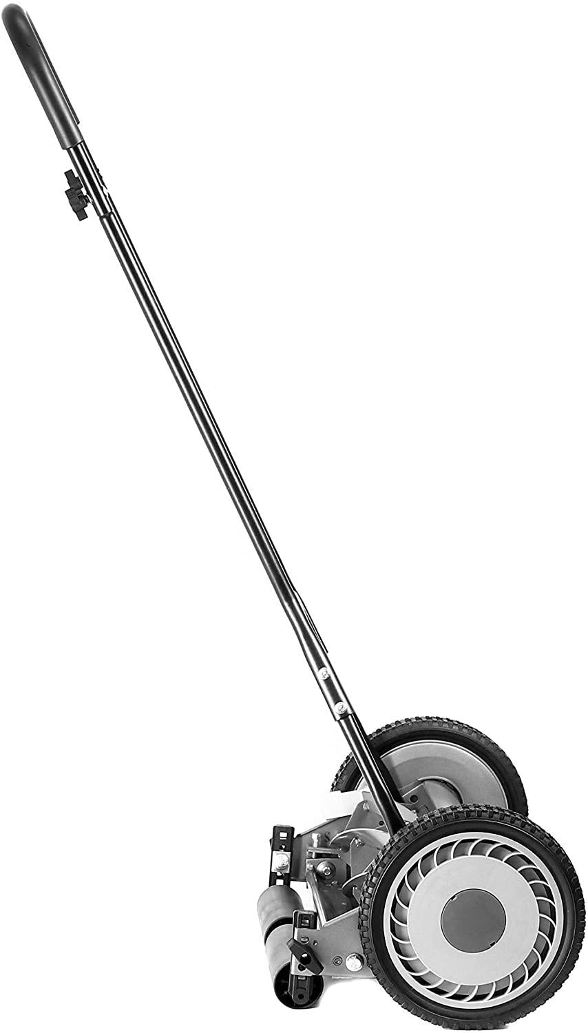 Great States 815-18 18-Inch 5-Blade Push Reel Lawn Mower, Grey