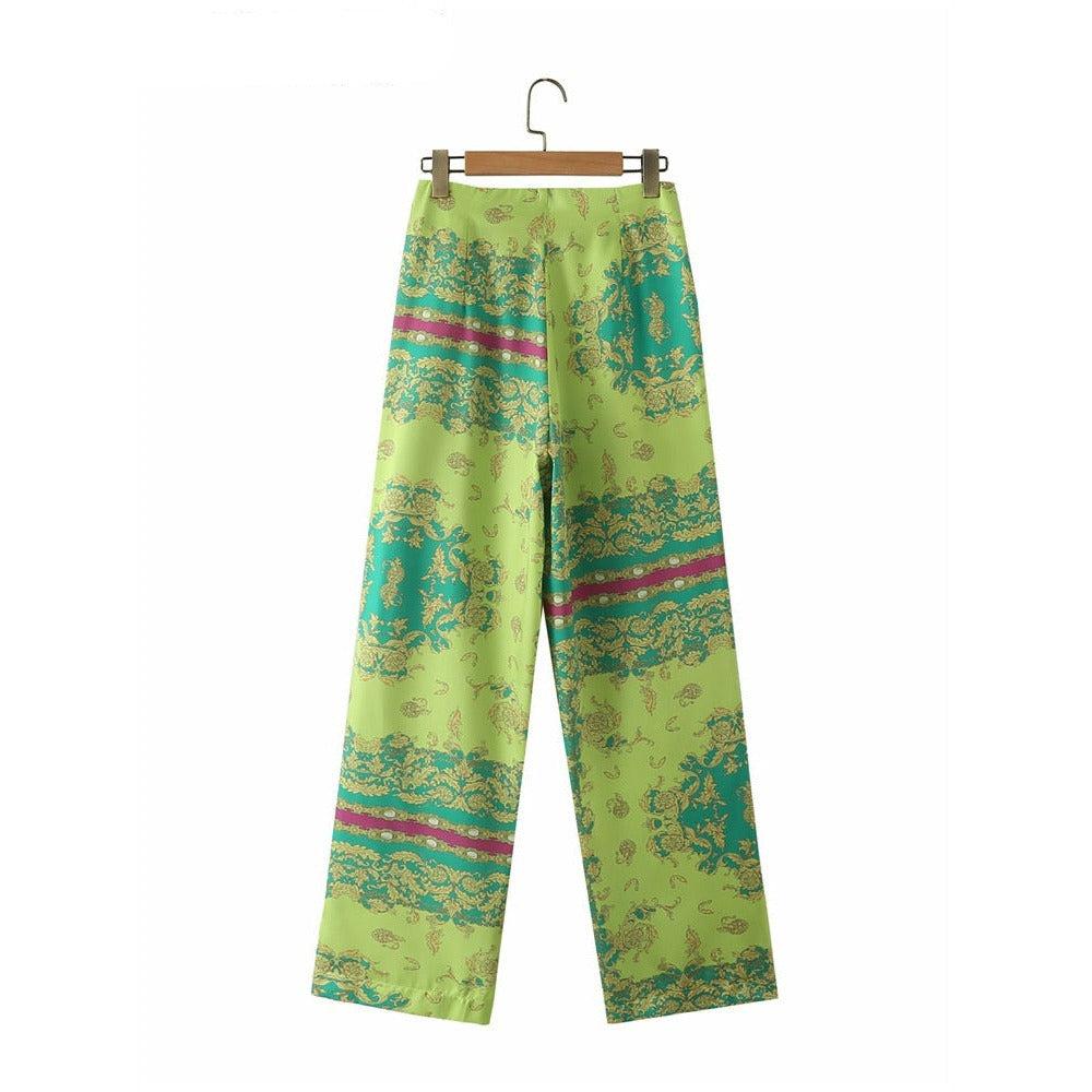 vintage patchwork totem pants