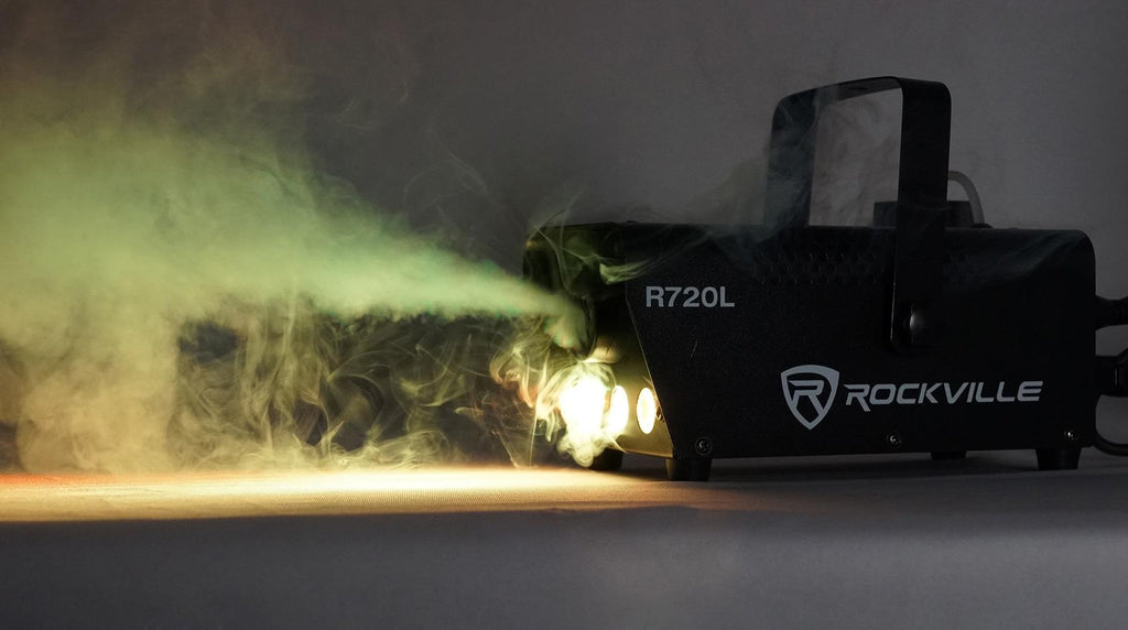 Chauvet PRO-D6 6 Ch 20A DMX-512 Dimmer Switch Pack 115V/230V+Fog Machine