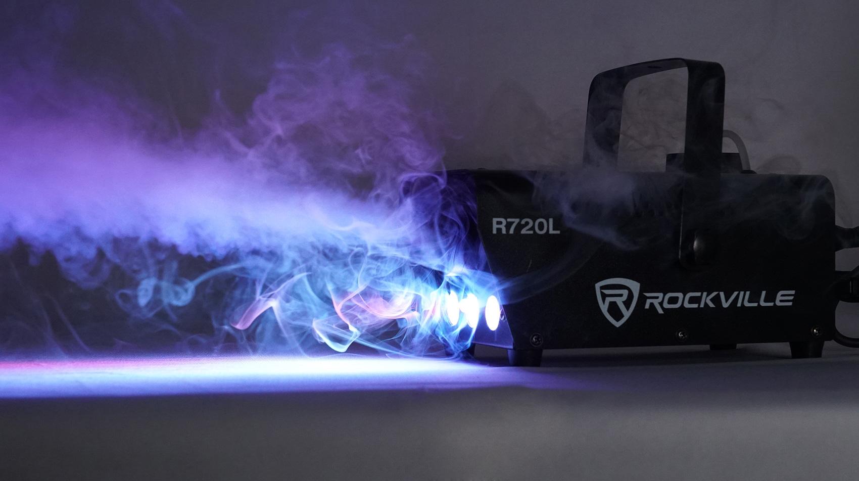Chauvet PRO-D6 6 Ch 20A DMX-512 Dimmer Switch Pack 115V/230V+Fog Machine