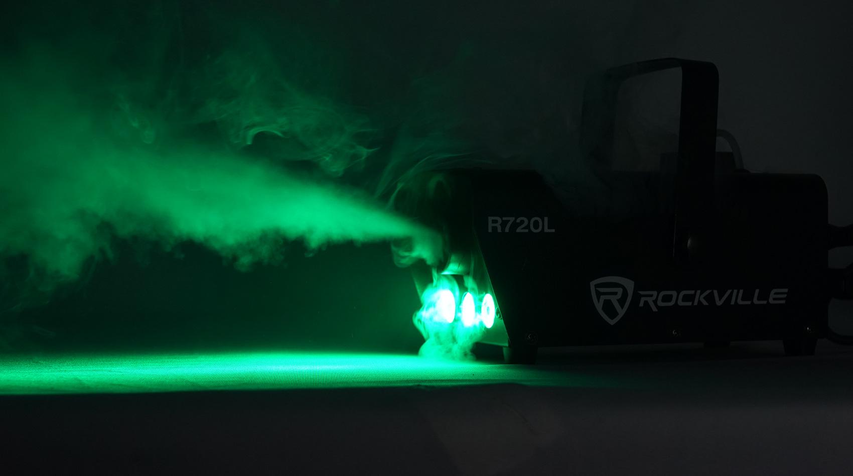 Chauvet PRO-D6 6 Ch 20A DMX-512 Dimmer Switch Pack 115V/230V+Fog Machine