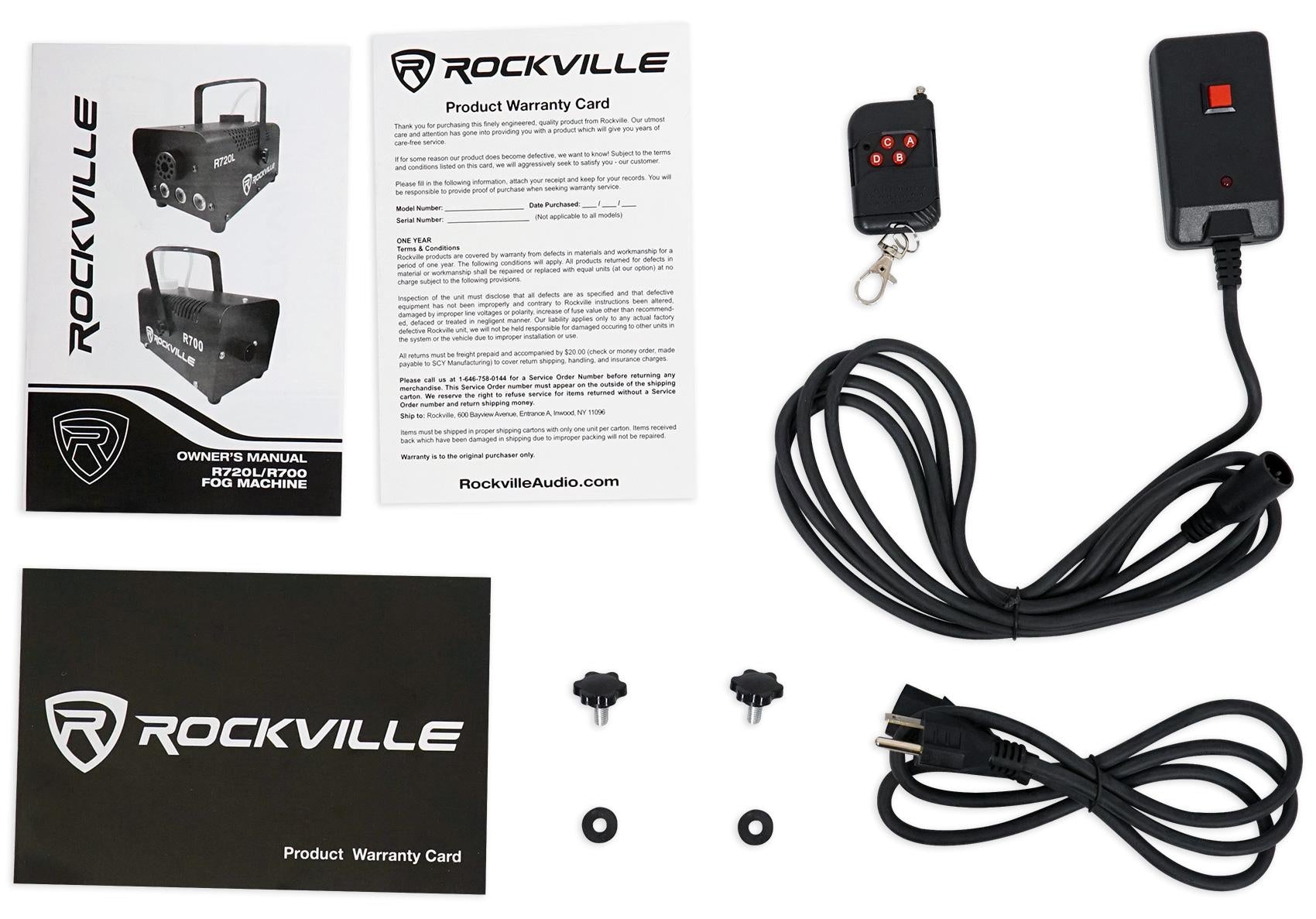 Chauvet PRO-D6 6 Ch 20A DMX-512 Dimmer Switch Pack 115V/230V+Fog Machine
