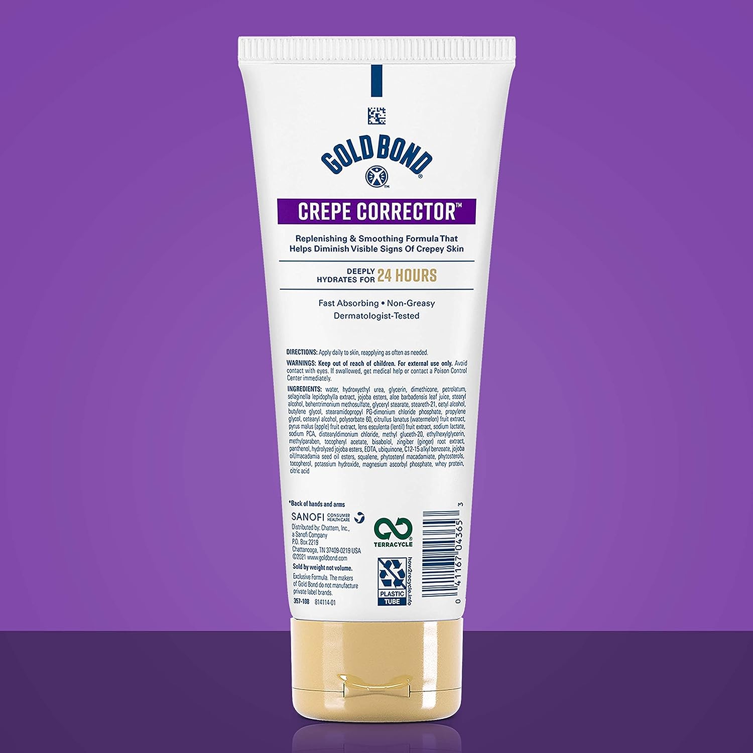Gold Bond Age Renew Crepe Corrector Body Lotion, Replenishing &amp; Smoothing Formula, 8 oz.