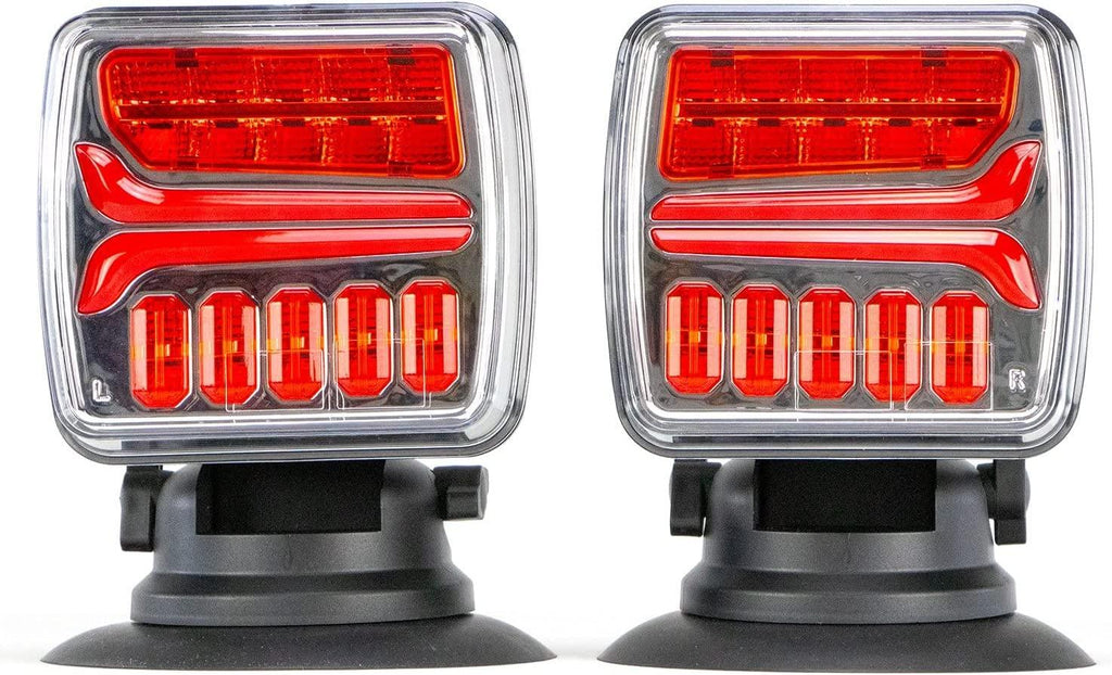 VULCAN Wireless LED Towing and Trailer Light Kit For Trucks, Trailers, RVs, SUVs, and Boats