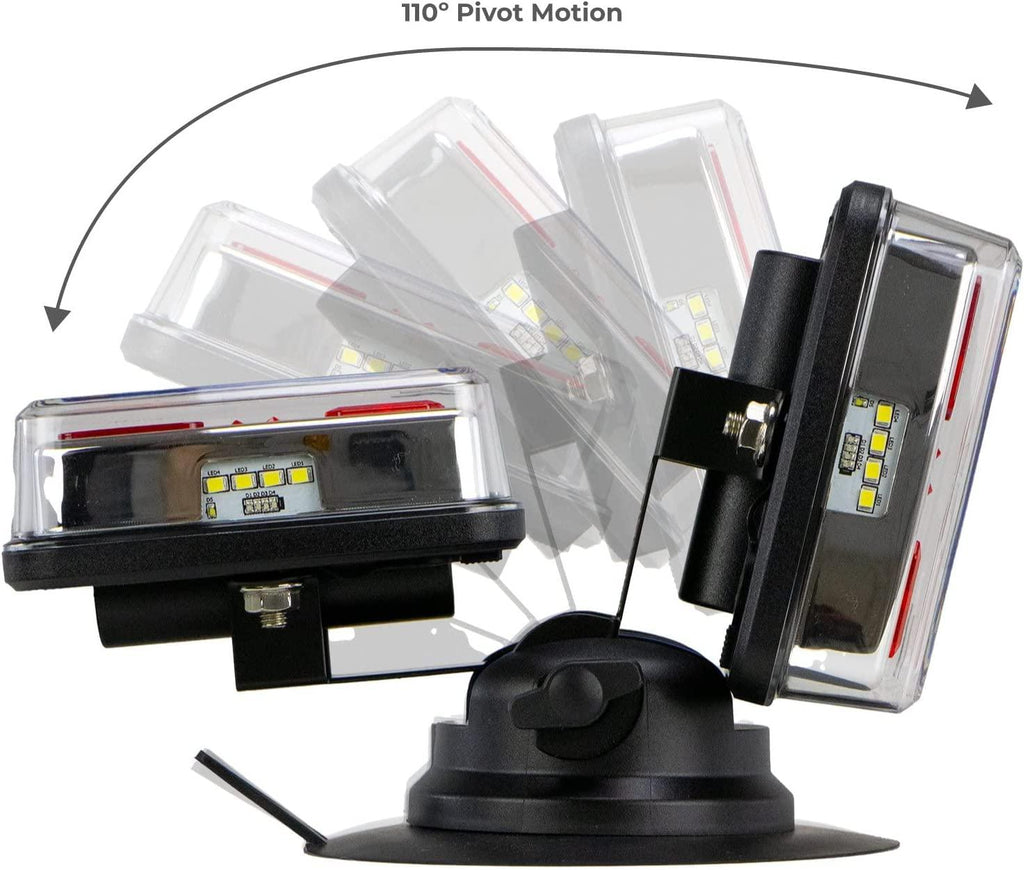 VULCAN Wireless LED Towing and Trailer Light Kit For Trucks, Trailers, RVs, SUVs, and Boats