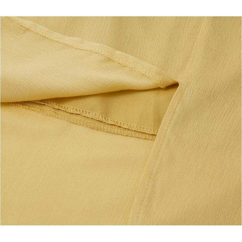 creamy elastic dress