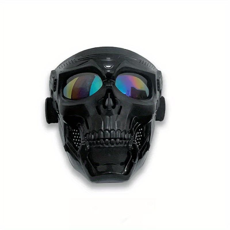 Skull Mask, Tactical Full Face Protection Outdoor Cycling Windproof Goggles, Sports &amp; Outdoor Supplies Cross-country Motorcycle Goggles Sports Riding