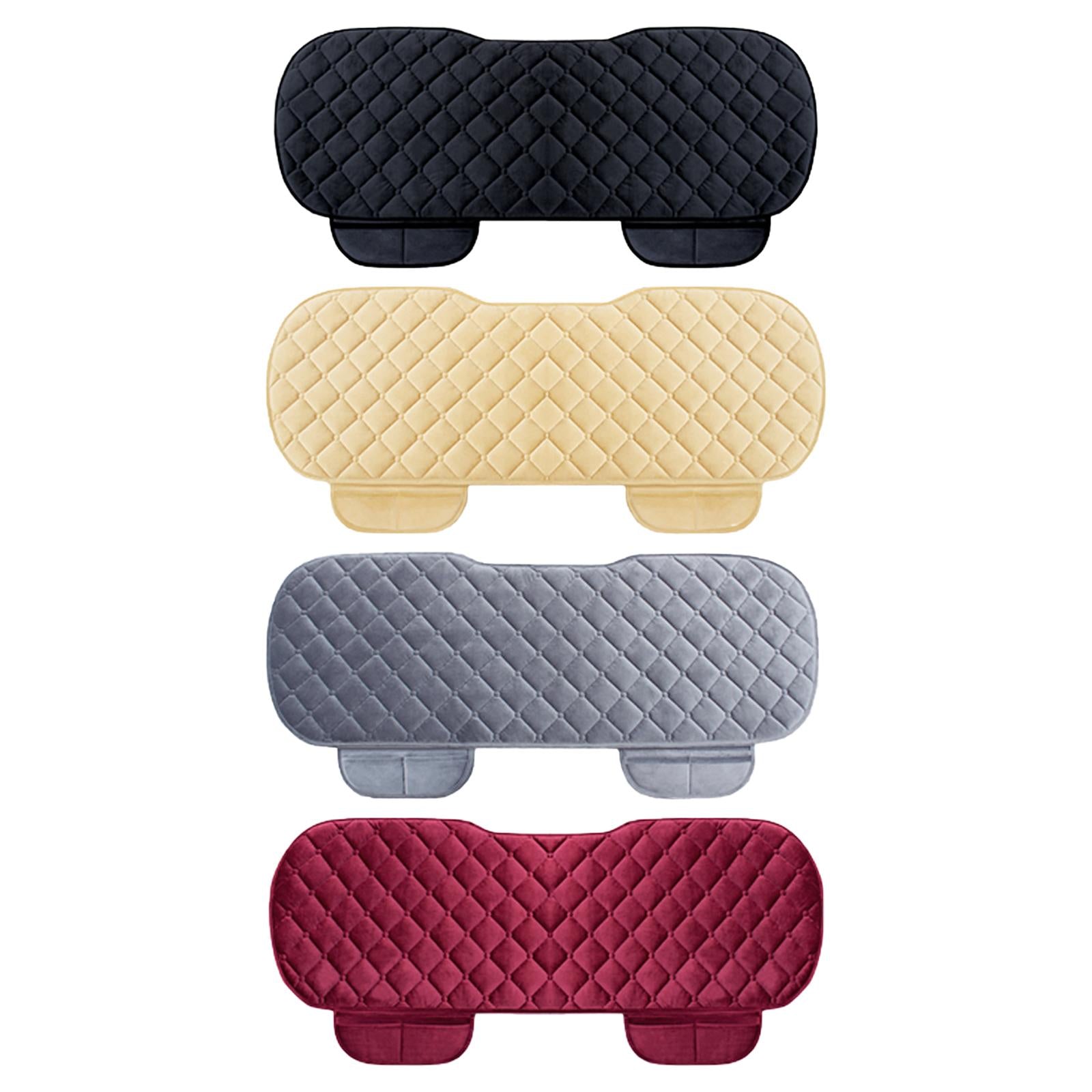 Car Back Seat Cover Plush Material Rear Back Row Protector Mat, Auto Chair Cushion Accessories, Car Back Row Seat Cushion