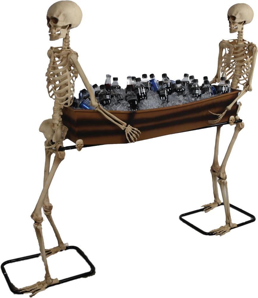 SKELETONS CARRYING COFFIN