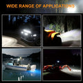LED Work Light Ultra-thin Single Row LED Light Bar Suitable For Off-road 4x4 Car SUV Trucks Tractor Boat Fog Lights 12V/24V Spot Flood Light Bar