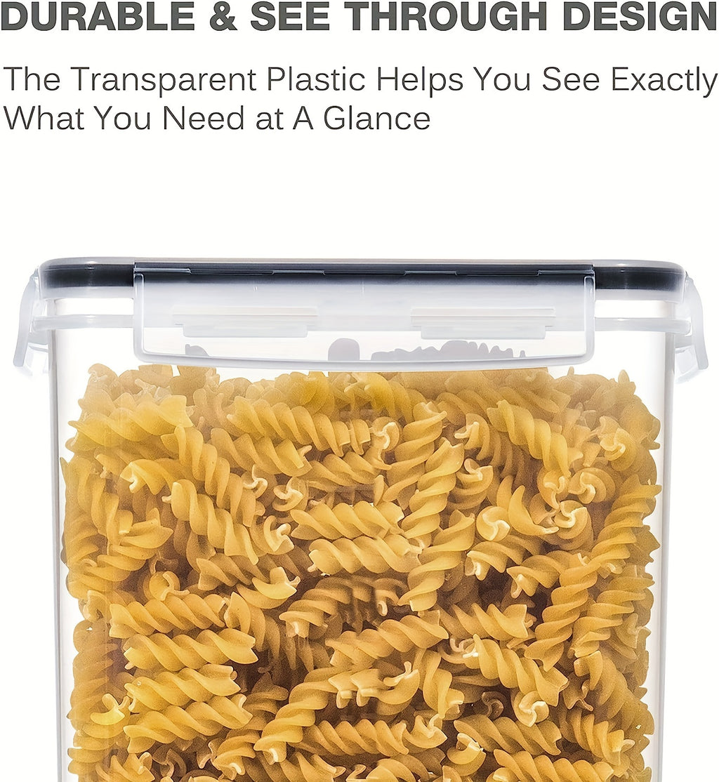 24pcs Airtight Food StoraContainers Set With Lids, BPA Plastic Dry Food Canisters For Kitchen Pantry Organization And Storage, Include Labels