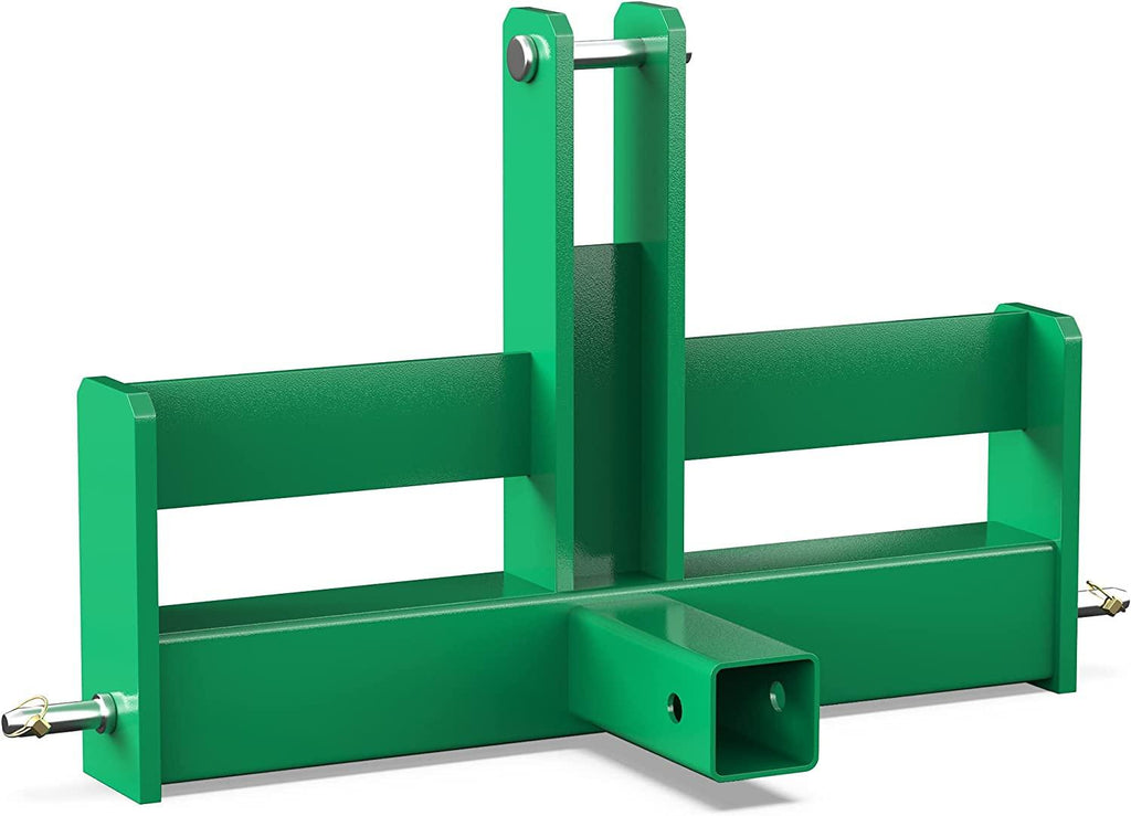 YITAMOTOR Tractor Drawbar with Suitcase Weight Brackets 3 Point 2" Receiver Hitch Drawbar for CAT 1 3-Pt Tractor