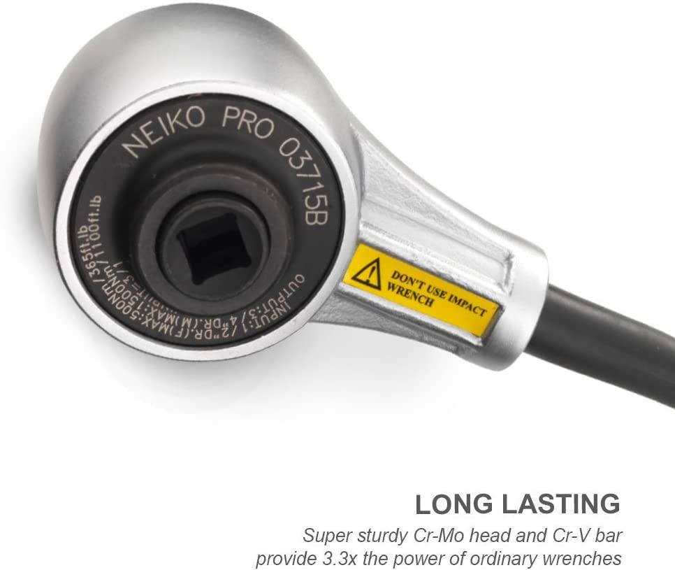 NEIKO PRO 03715B 1/2" Torque Multiplier Power Wrench | 1100 Foot-Pound | Cr-Mo/Cr-V Steel