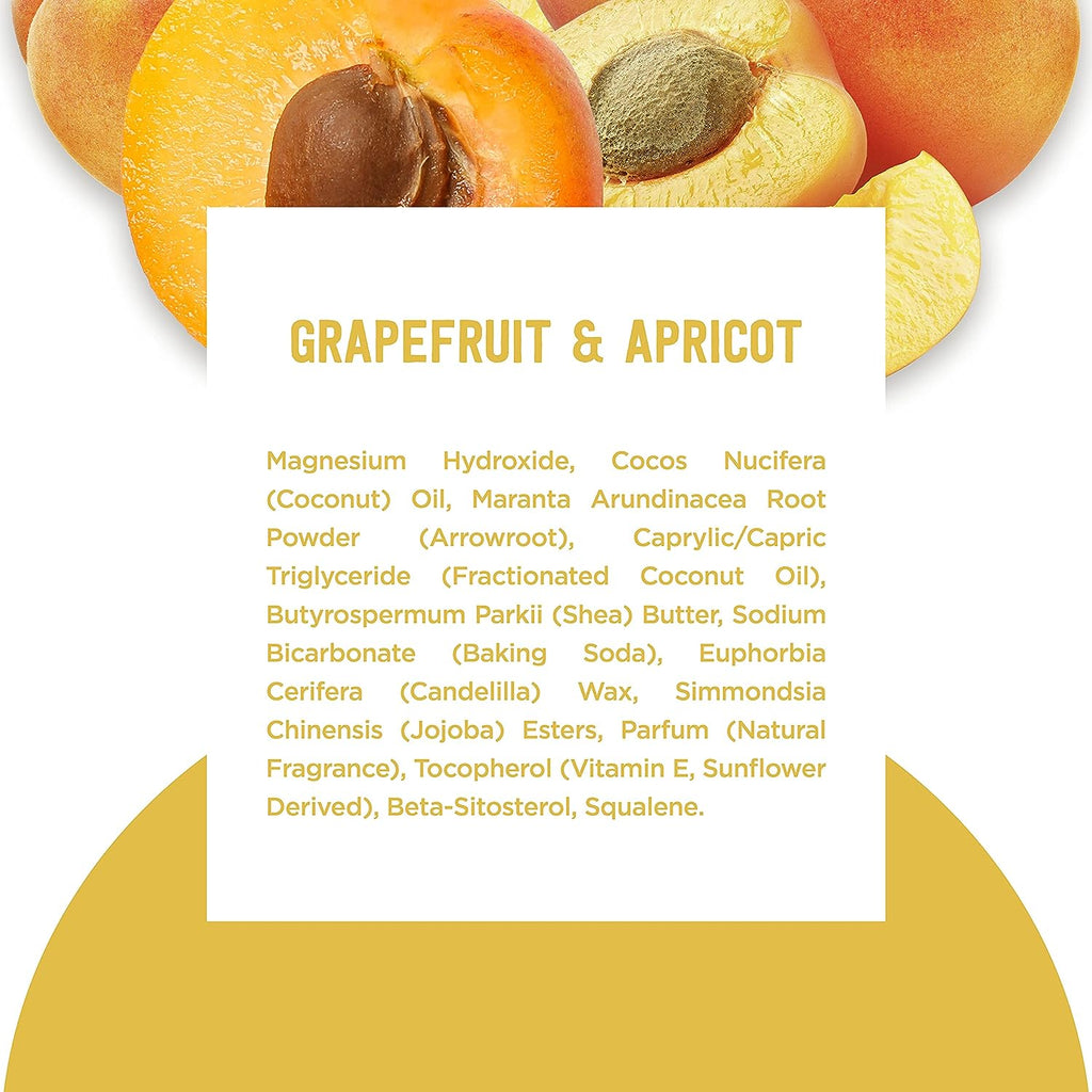 Schmidt's 100% Natural Origin Ingredient Deodorant Stick Grapefruit &amp; Apricot 2 Count For 24-Hour Odor Protection 2.65oz