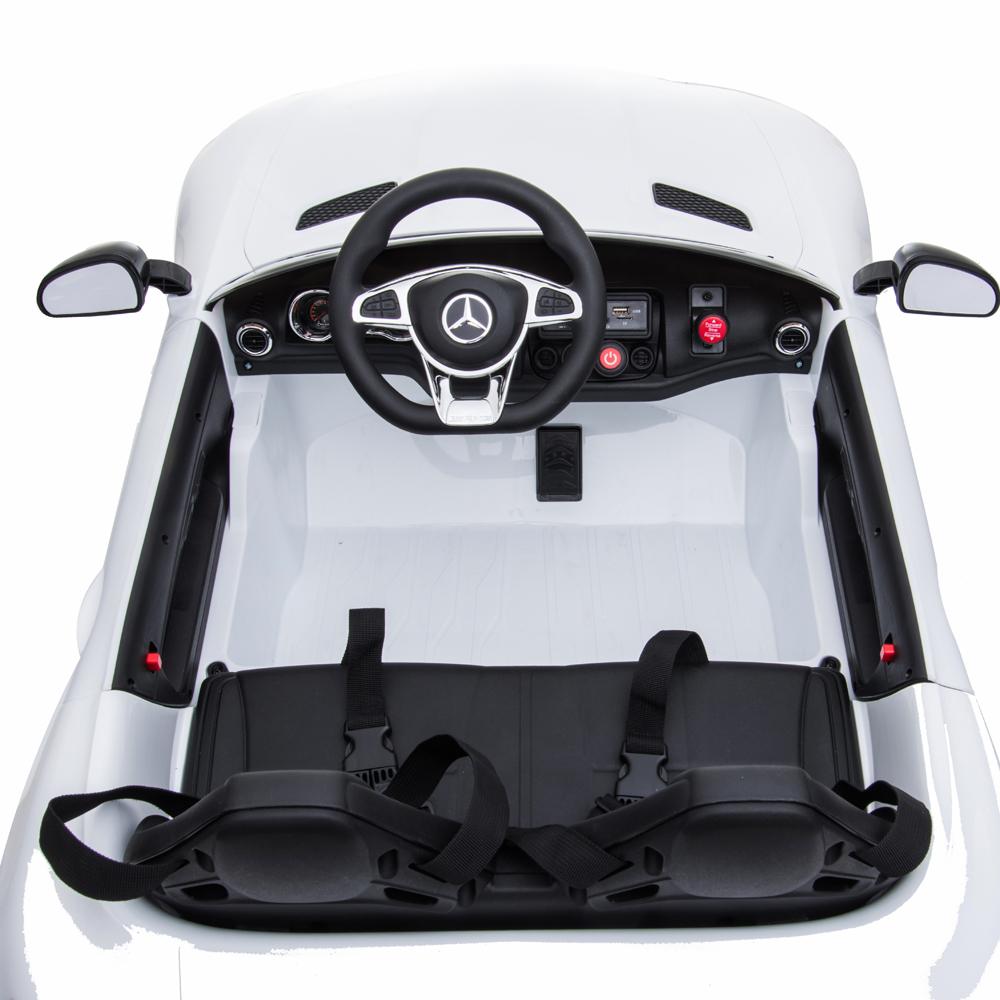 CLEARANCE! 12V Ride-On Cars Toys, Electric Cars Ride-On Truck Car for Child w/ Remote Control, 3 Speeds, LED Lights, Safety Belt, MP3, TF card 6, 120 Min Fun Time, Birthday Gift for 3-8 Kids, S6669