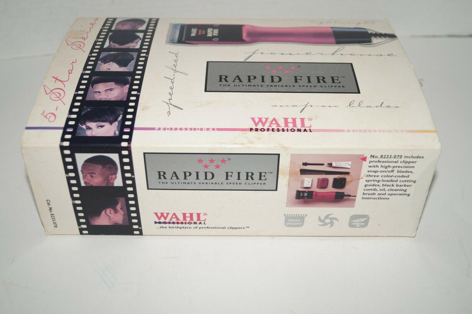 Wahl Professional Five Star Rapid Fire Clipper #8233-070 Open Box