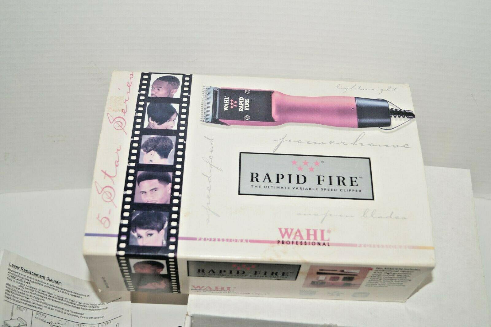 Wahl Professional Five Star Rapid Fire Clipper #8233-070 Open Box