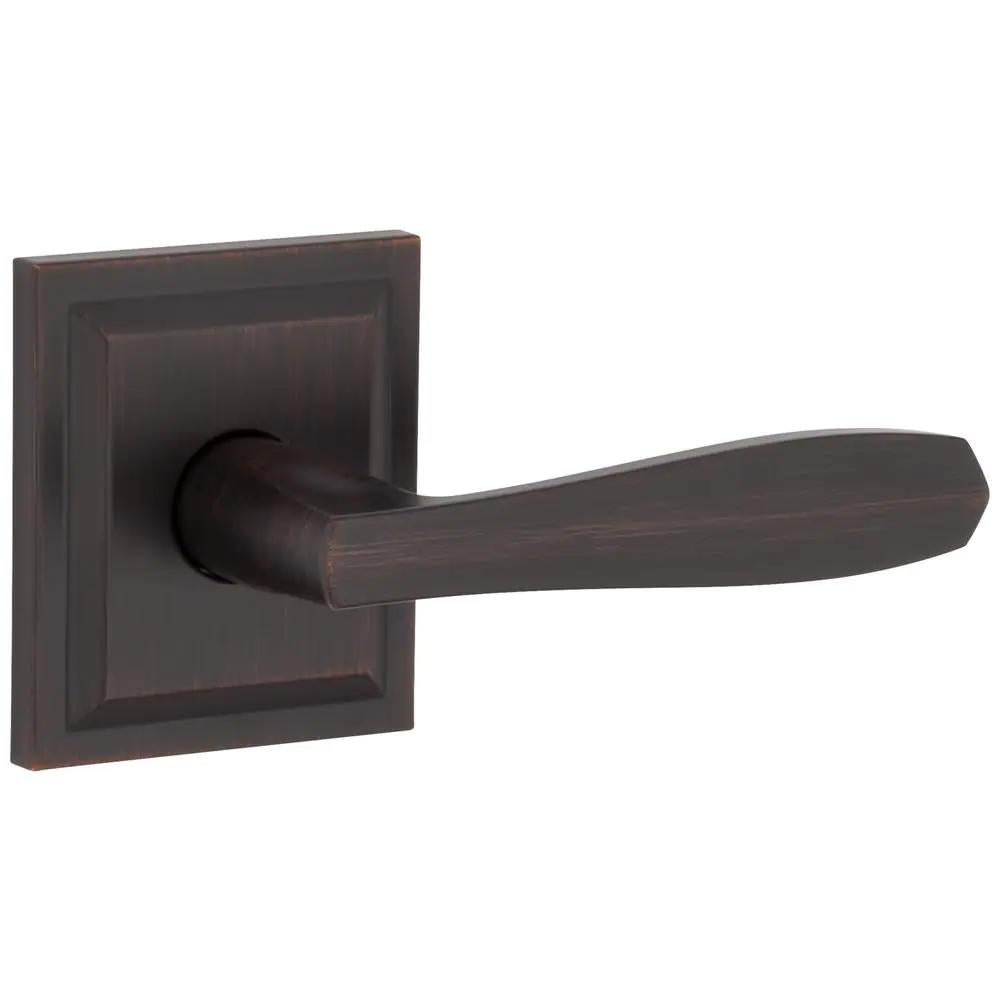 Torrey Venetian Bronze Low Profile Rose Hall/Closet PassaDoor Lever