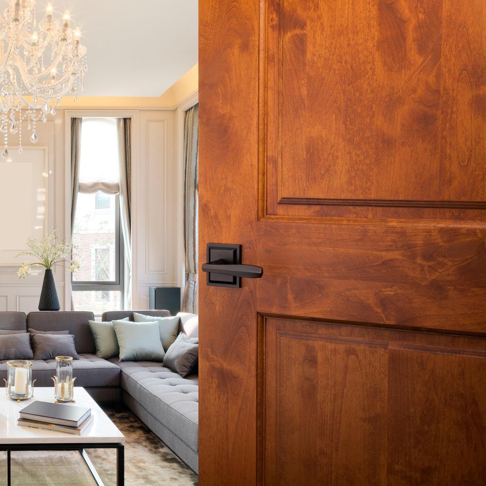 Torrey Venetian Bronze Low Profile Rose Hall/Closet PassaDoor Lever