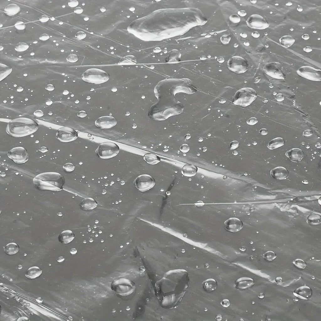 PE Plastic Car Cover Transparent Waterproof Dustproof Vehicle Protection Anti-Scratch Soft Material