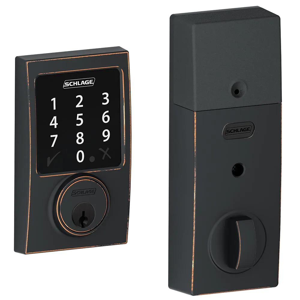 Century Aged Bronze Connect Smart Door Lock