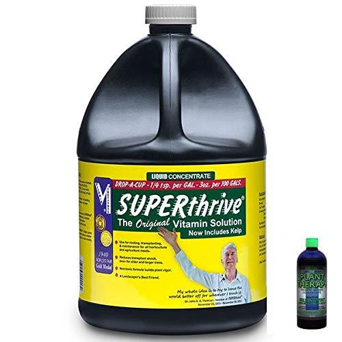 SUPERthrive Essential Vitamin Solution Gallon with 2OZ  Sample of Plant Therapy Plant Wash