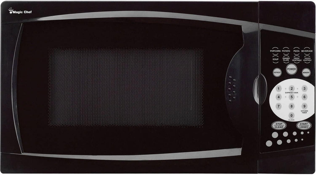 Magic Chef 0.7 Cu. Ft. 1000W Black Countertop Microwave Oven. 7