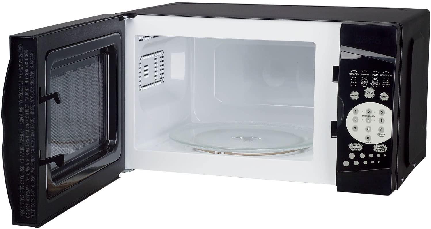 Magic Chef 0.7 Cu. Ft. 1000W Black Countertop Microwave Oven. 7