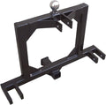 Field Tuff FTF-02TQH Rugged Square Framed Steel 3 Point 2 Inch Thick Hitch for Category 1 Tractors with 2.31 Inch Ball for Gooseneck Trailers, Black