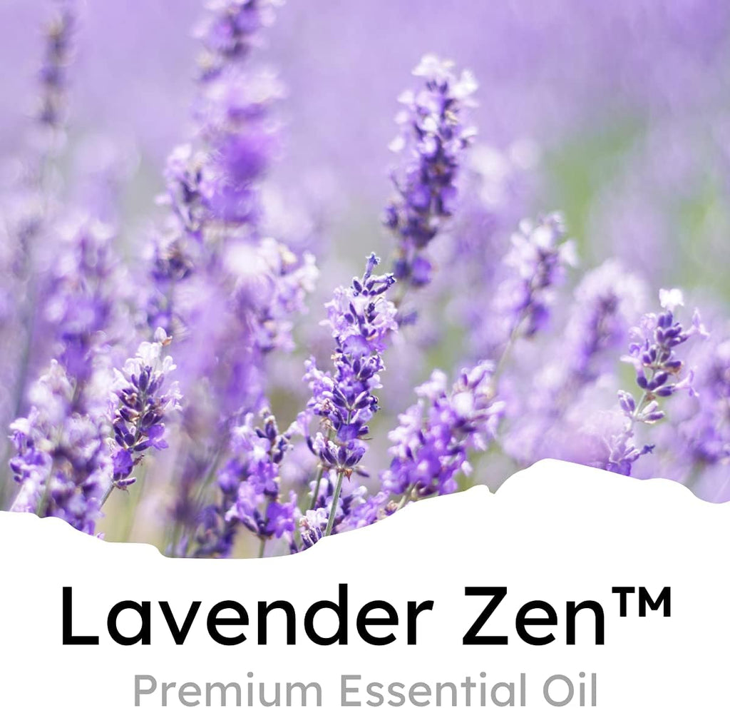 Air Jungles Lavender Zen Scent Car Air Freshener Clip, 6 Freshener Vent Clips, 4ml Each, Long Lasting, Up to 180 Days Car Refresher Odor Eliminator