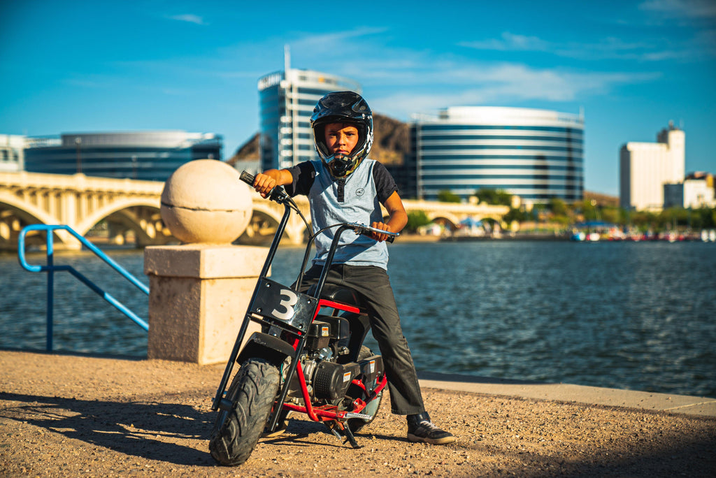 Powersports 100cc Gas Powered Trail Mini Bike-Ride On