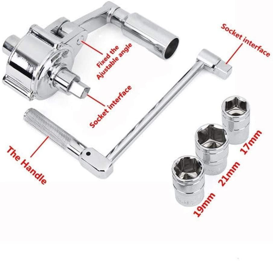 Yadianna Multiplier Spanner Torque Wrench Lug Nut Remover 1/2 Drive Socket Nut Puller Repair Tools Universal Hand Tools
