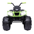 Ktaxon Kids ATV Ride-On Car Vehicle Toy with 12V Battery Powered Electric Red 4-Wheeler w/ 3.7mph Max, LED Headlights, AUX Jack