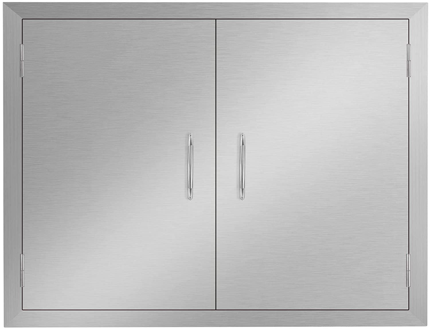 Seeutek Outdoor Kitchen Doors BBQ Access Door 31W X 24H Inch -  Steel D