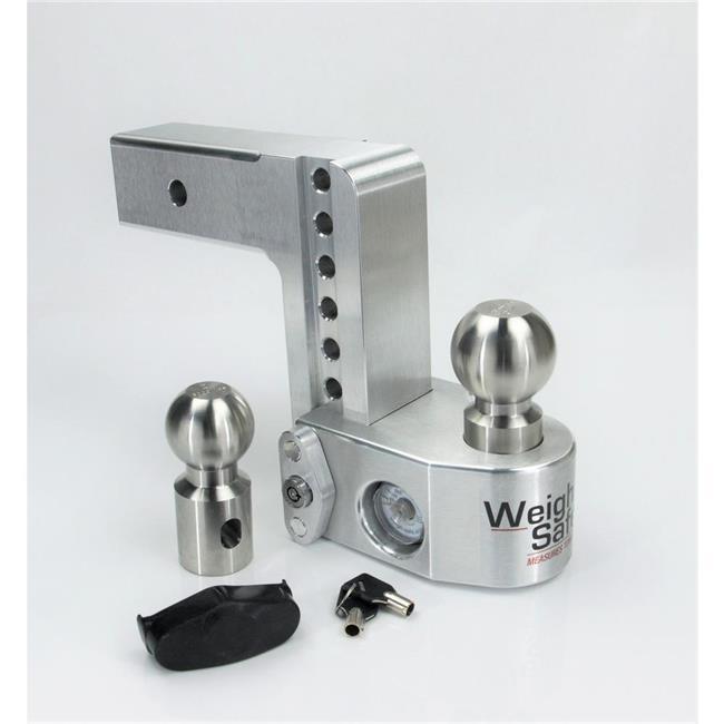 Weigh Safe WSFSWS6-2.5 2 in. 2-5 x 16 in. Balls 6 in. Drop 2.5 in. Shank Tongue Weighing Adjustable Ball Mount