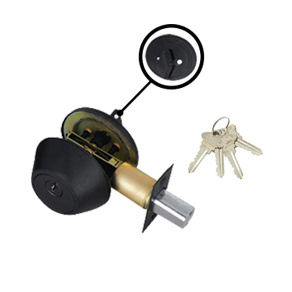 Oil-Rubbed Bronze Entry Door Lever Combo Lock Set with Deadbolt and 4 SC1 Keys, Keyed Alike (12-Pack)