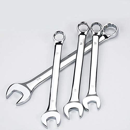 KANJJ-YU Wrench 6-32mm Open Box End Combination Wrench Chrome Vanadium Opened Ring Combo Spanner Household Car Repair Metric Hand Tools (Size : 32mm)