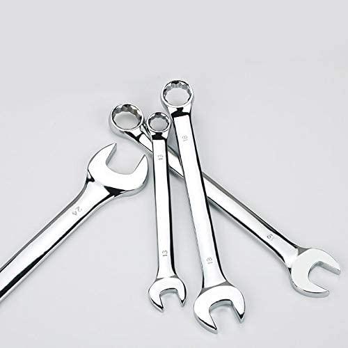 KANJJ-YU Wrench 6-32mm Open Box End Combination Wrench Chrome Vanadium Opened Ring Combo Spanner Household Car Repair Metric Hand Tools (Size : 32mm)