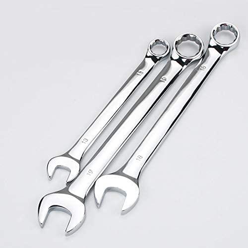 KANJJ-YU Wrench 6-32mm Open Box End Combination Wrench Chrome Vanadium Opened Ring Combo Spanner Household Car Repair Metric Hand Tools (Size : 32mm)