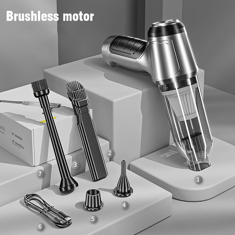 Brushless Car Wireless Mini Vacuum Cleaner Multi-functional Handheld Electric Vacuum Cleaner Wet &amp; Dry Home Cleaning Tool Car Interior Vacuum Cleaner
