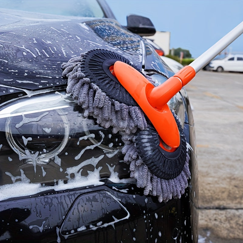Ultimate Car Cleaning Kit: Microfiber Brush Mop, Mitt, Spon&amp; More - Get A Spotless Shine Every Time!