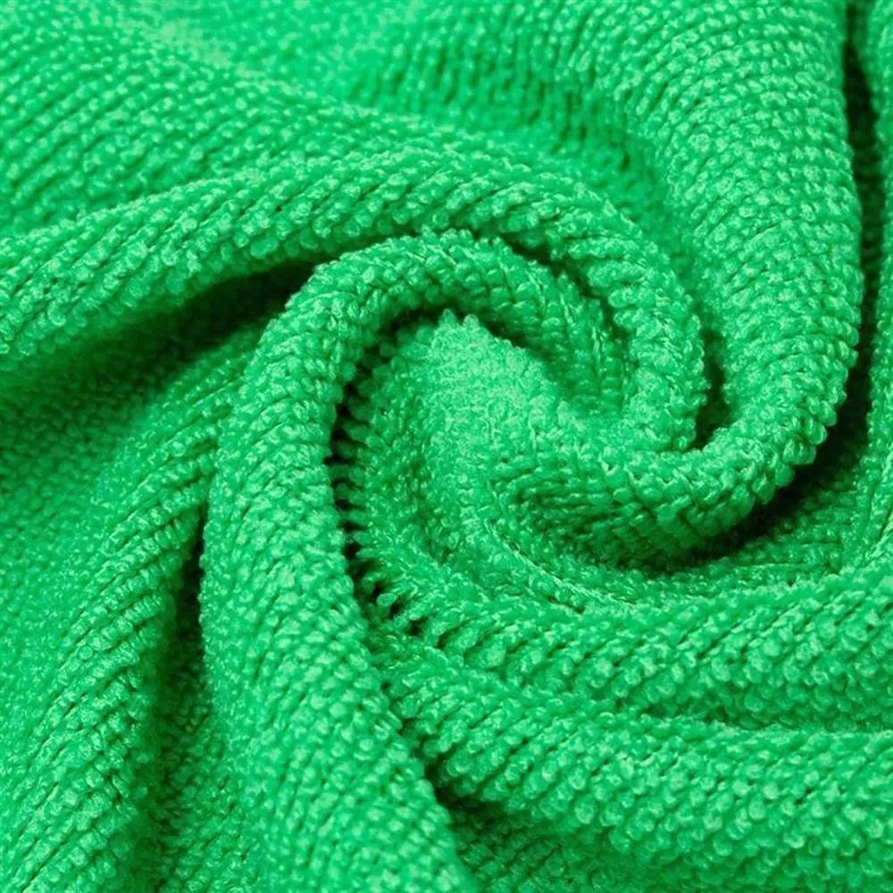 10 PCS Microfiber Car Cleaning Towel Automobile Motorcycle Washing Glass Household Cleaning Small Towel