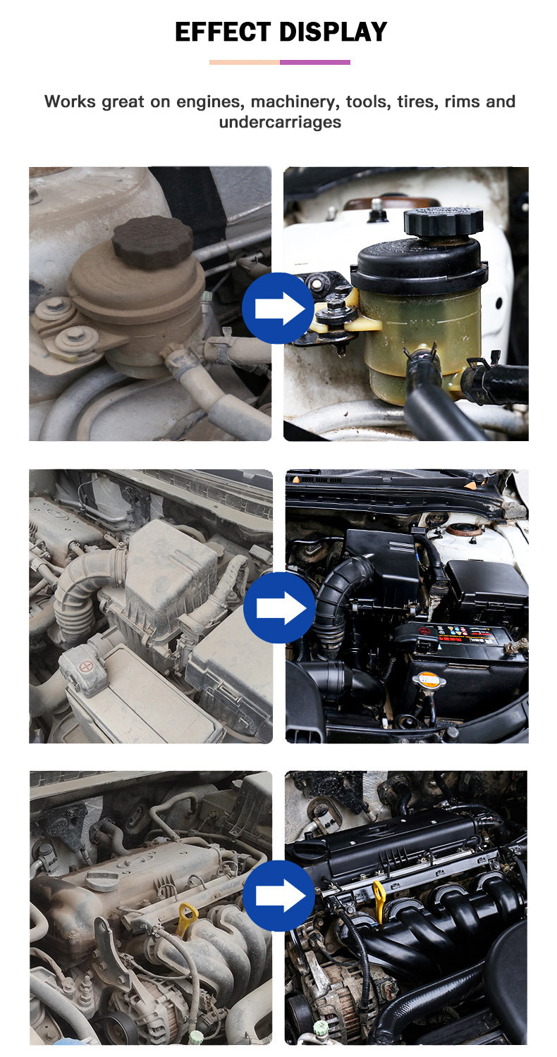 Engine Bay Cleaner Engine Shine Protector And Detailer Decontamination Deep Degreasing Compartment Heavy Oil Dust Car Cleaning Product