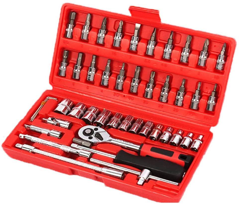 LLRYN Adjustable Pipe Wrenches Universal Wrench Set Hand Tools Wrench Spanner Sets Key Set Ratchet Wrench Spanner Sets