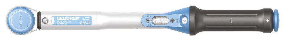 GEDORE - 7601530 4550-10 Torque wrench TORCOFIX K 1/2" 20-100 Nm